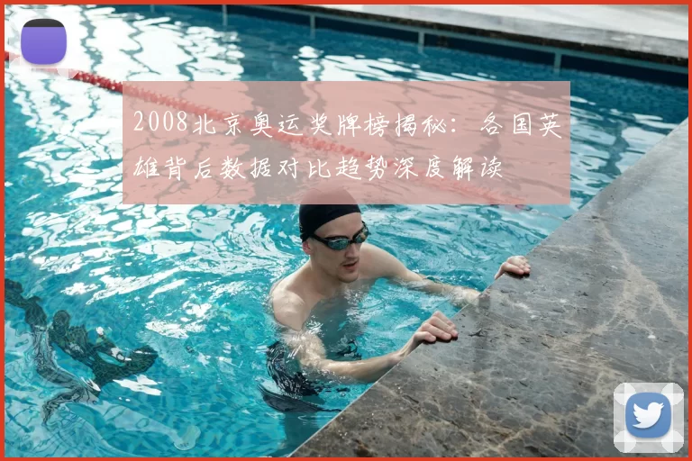 2008北京奥运奖牌榜揭秘：各国英雄背后数据对比趋势深度解读
