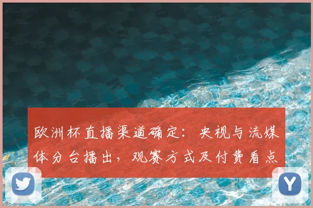 欧洲杯直播渠道确定：央视与流媒体分台播出，观赛方式及付费看点